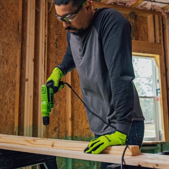 Greenworks 3/8” Corded Power Drill - Picture 2 of 3